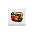 Pottonkel mit Bergmannsmotiv – Dekokissen 14 × 14 Zoll mit Füllung
