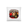 Pottbaby mit Bergbau-Motiv – Dekokissen 14 × 14 Zoll mit Füllung