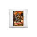 Still Strumming – Skelett-Gitarrist – Dekokissen 14 × 14 Zoll mit Füllung