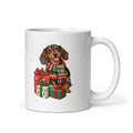 Tierische Weihnachts-Kaffeepause – Dackel & Katze