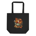 Herbstzauber im Teekessel – Bio-Baumwolltasche – Frontdruck