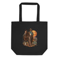 Cowboy im Abendrot – Bio-Baumwolltasche – Frontdruck