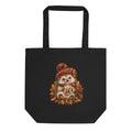 Igel mit Kaffeepause – Bio-Baumwolltasche – Frontdruck