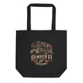 USMC Semper Fi Gruppe mit Flagge – Bio-Baumwolltasche – Frontdruck