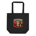 POTTANTE Bergbau Frau mit Laterne – Bio-Baumwolltasche – Frontdruck