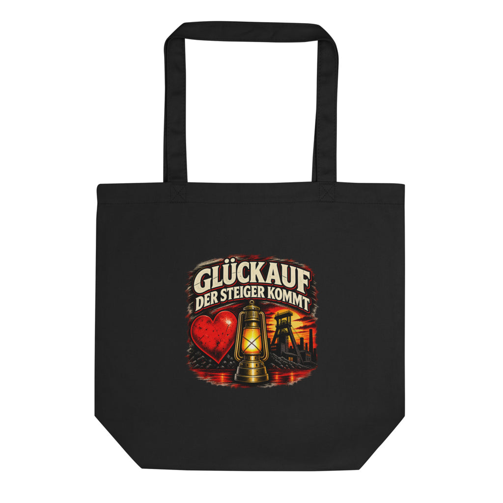 Glückauf - Der Steiger kommt – Bio-Baumwolltasche – Frontdruck