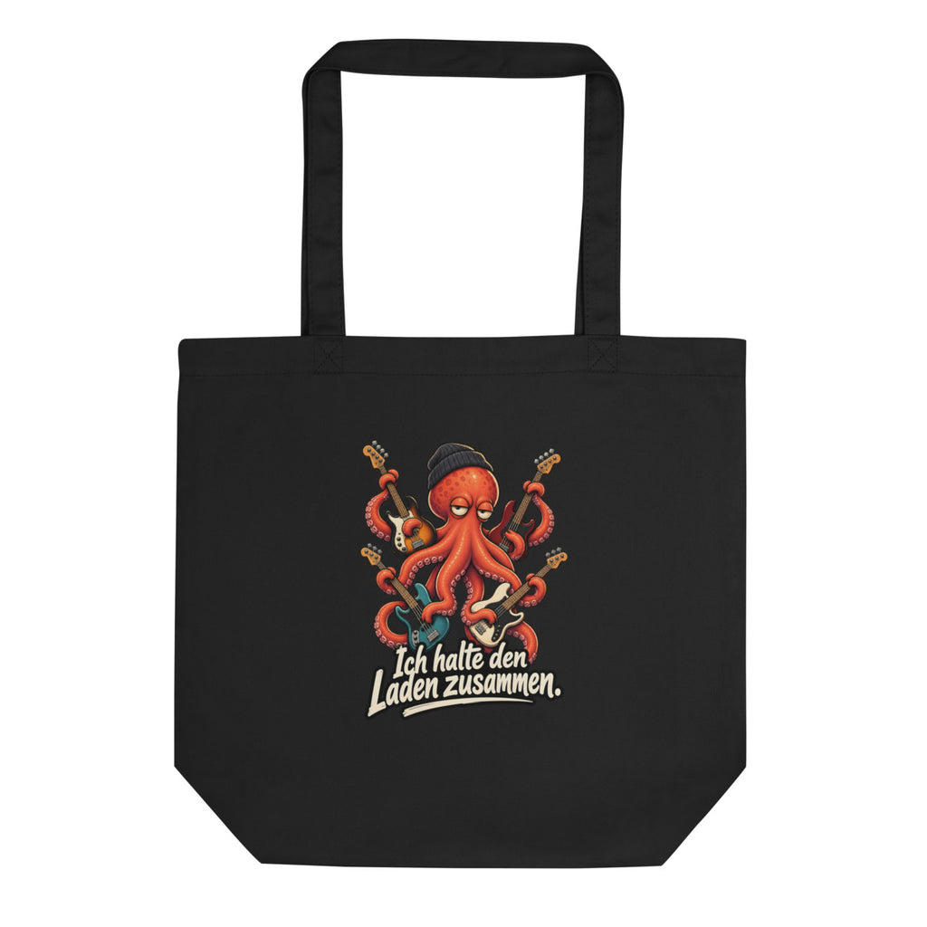 Bass-Krake – Bio-Baumwolltasche – Frontdruck