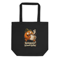 Kürbis mit Koffeinproblem – Bio-Baumwolltasche – Frontdruck