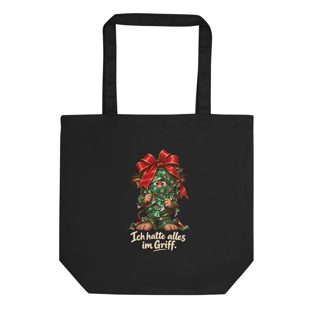 Geschenkpapier-Endgegner – Bio-Baumwolltasche – Frontdruck