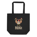 Hantel-Gnom – Bio-Baumwolltasche – Frontdruck