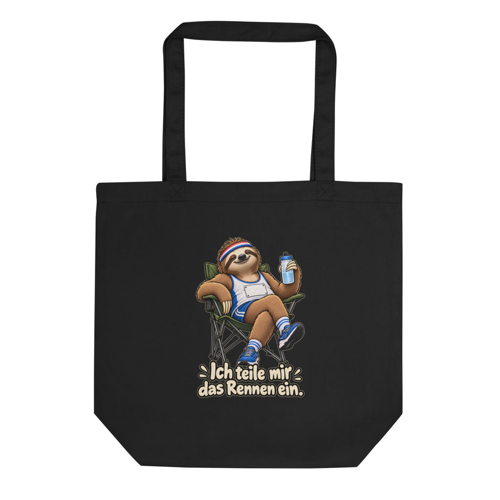 Marathon-Faultier – Bio-Baumwolltasche – Frontdruck