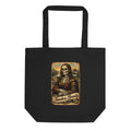 Skelett Mona Lisa - Timeless Beauty – Bio-Baumwolltasche – Frontdruck
