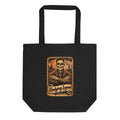 Undying Legend – Skelett mit verschränkten Armen – Bio-Baumwolltasche – Frontdruck