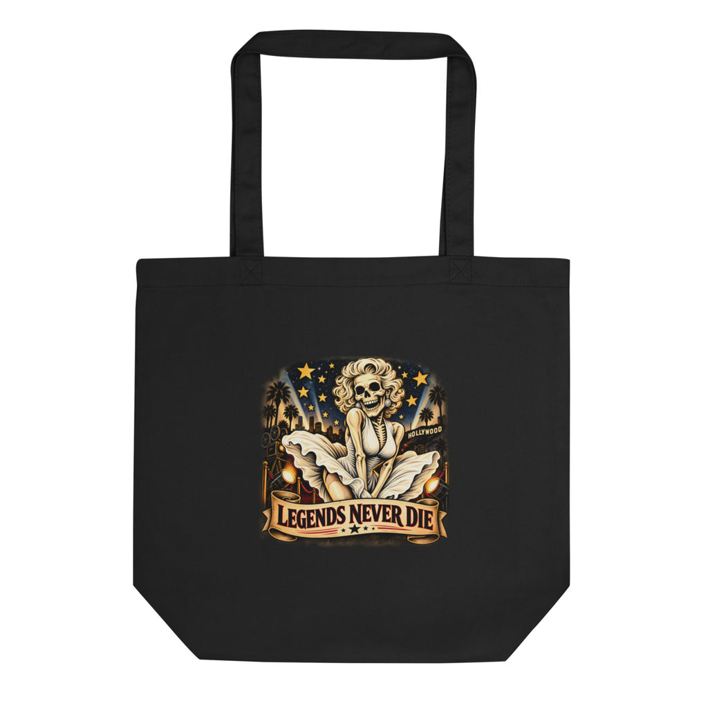 Legends Never Die – Bio-Baumwolltasche – Frontdruck
