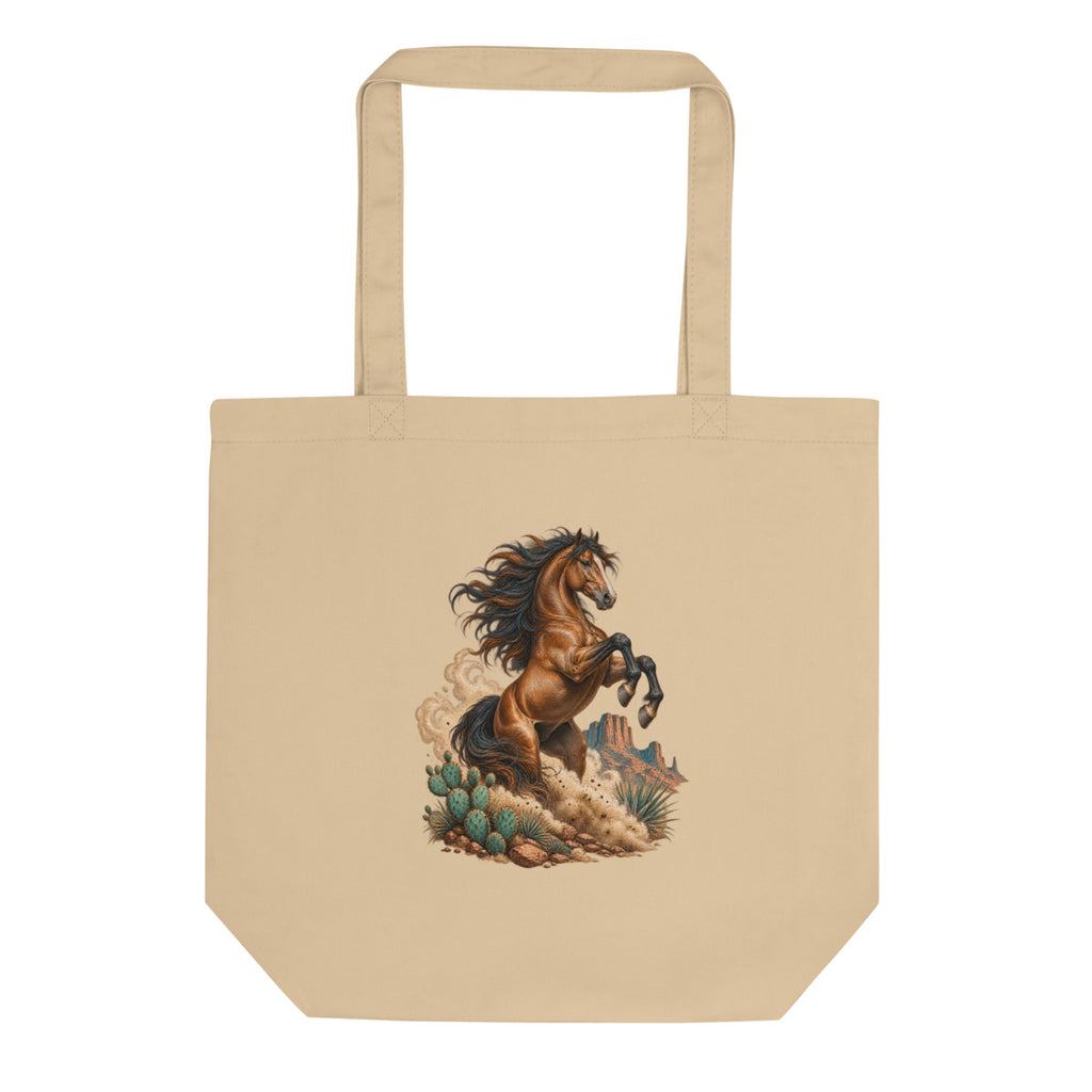 Wilder Mustang – Bio-Baumwolltasche – Frontdruck