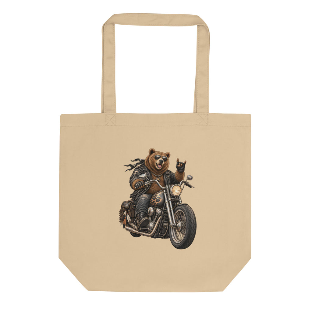 Bär auf Tour – Bio-Baumwolltasche – Frontdruck