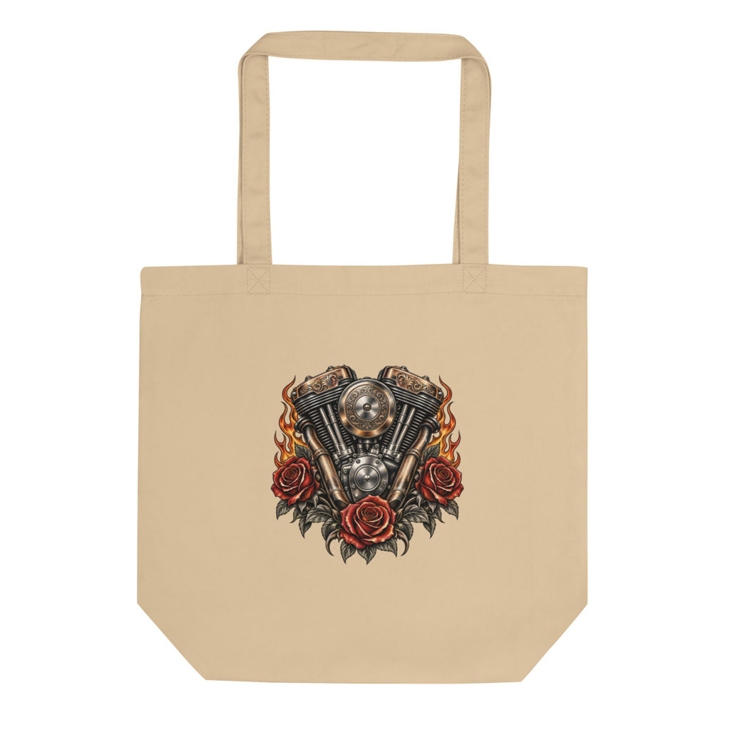 Benzin im Blut – Bio-Baumwolltasche – Frontdruck