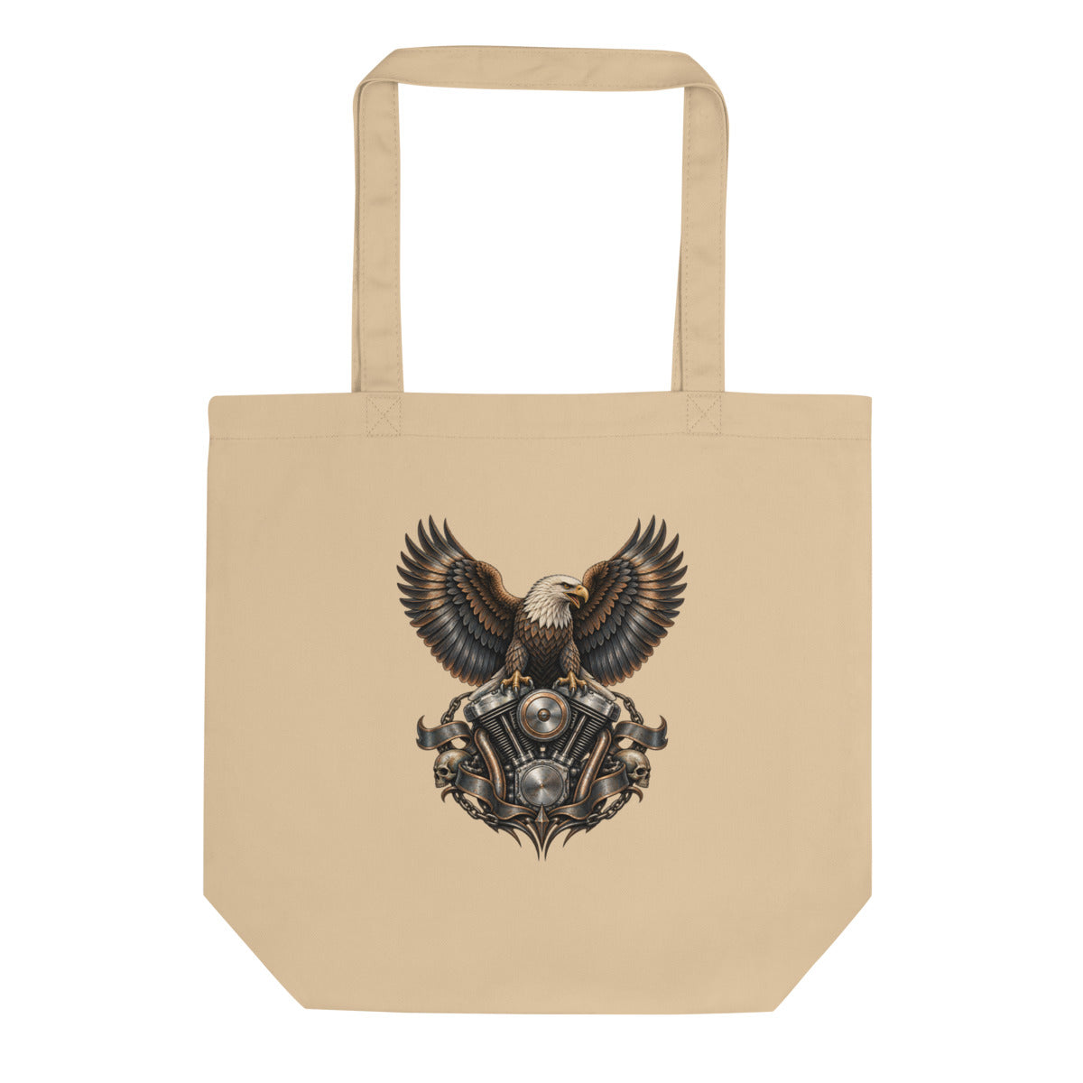 Adler der Landstraße – Bio-Baumwolltasche – Frontdruck