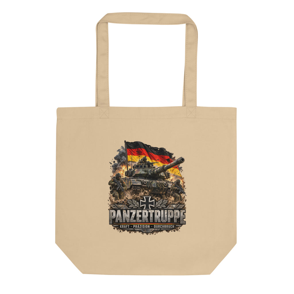 Panzertruppe Deutschland – Bio-Baumwolltasche – Frontdruck