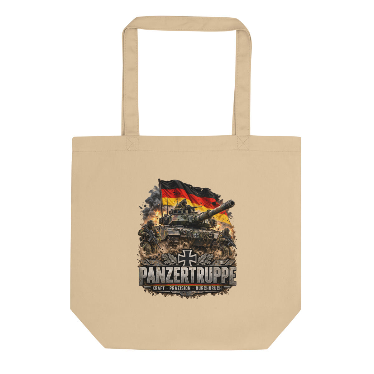 Panzertruppe Deutschland – Bio-Baumwolltasche – Frontdruck