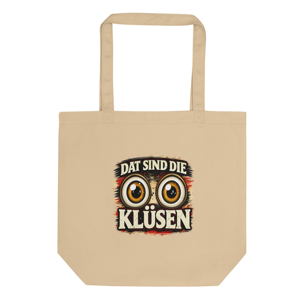 Dat sind die Klüsen – Bio-Baumwolltasche – Frontdruck