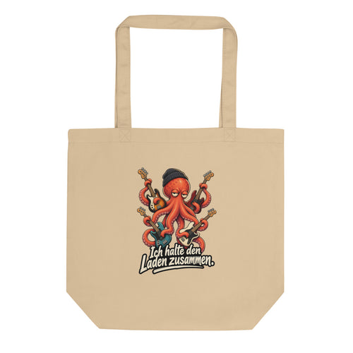 Bass-Krake – Bio-Baumwolltasche – Frontdruck