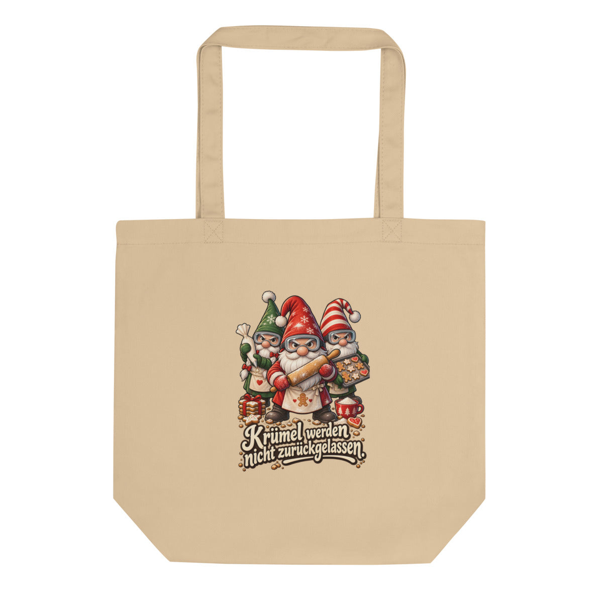 Plätzchen-Sondereinsatzkommando – Bio-Baumwolltasche – Frontdruck