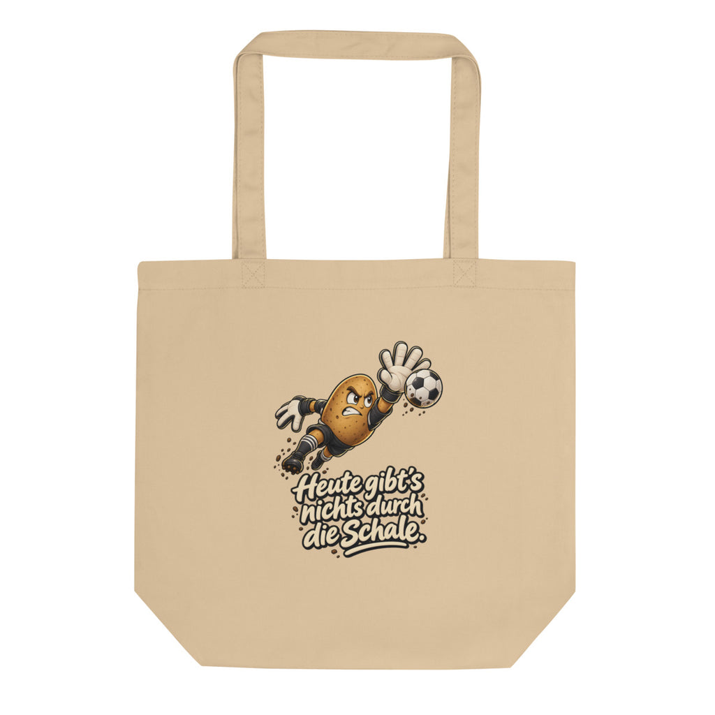 Torwart-Kartoffel – Bio-Baumwolltasche – Frontdruck