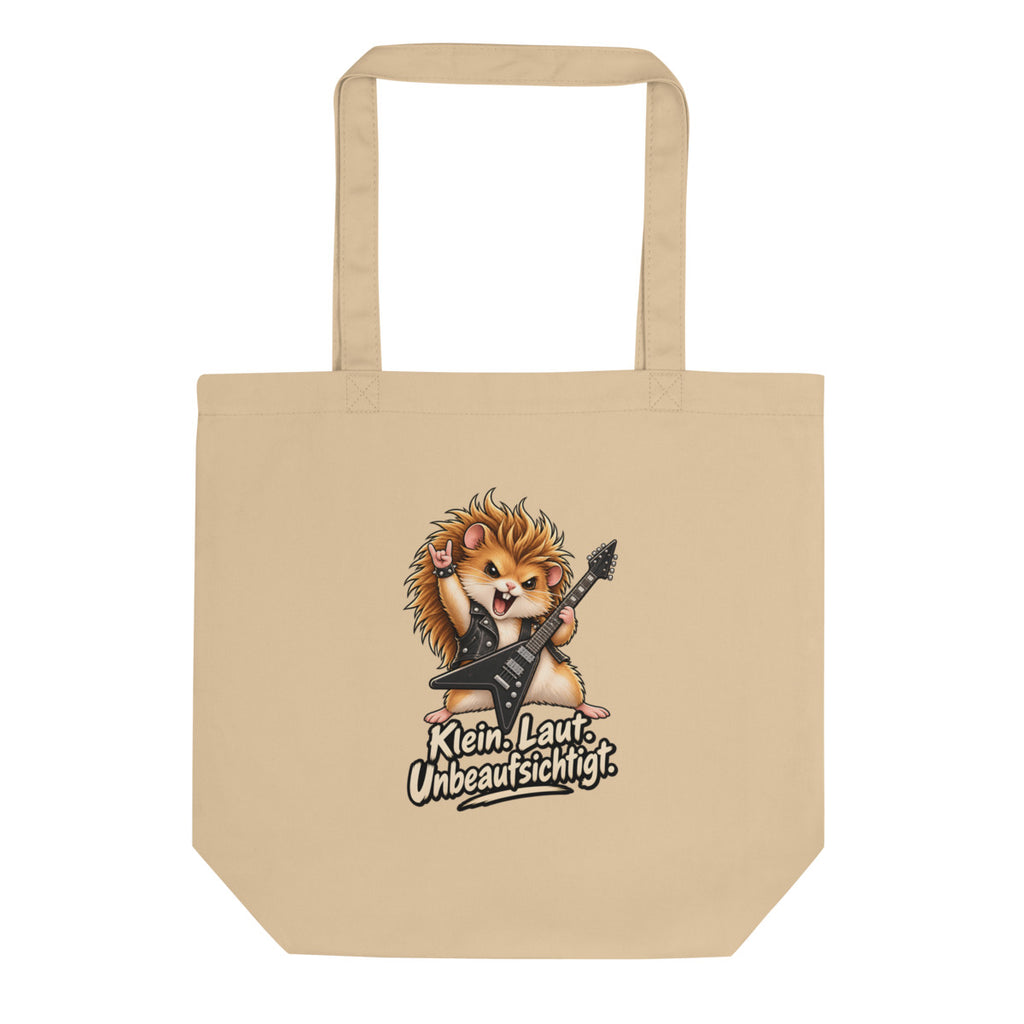 Heavy-Metal-Hamster – Bio-Baumwolltasche – Frontdruck