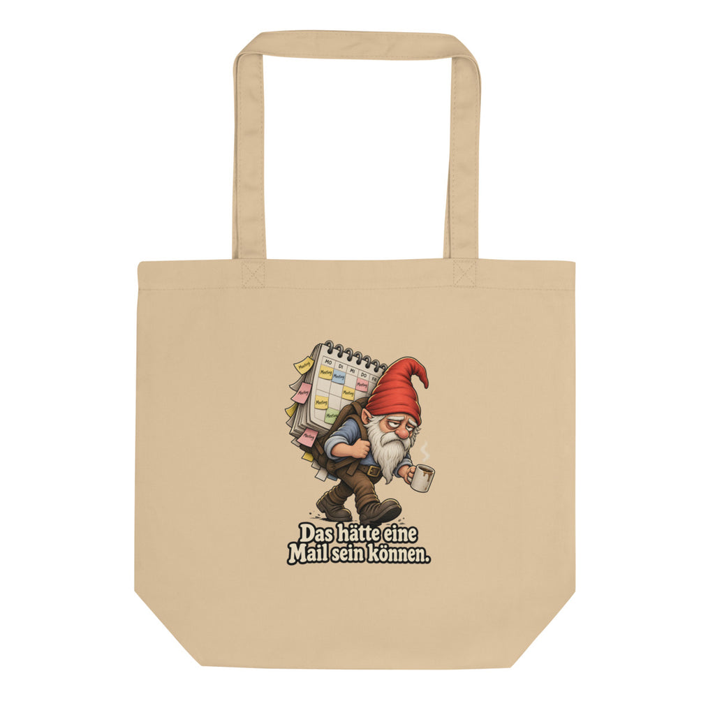 Meeting-Wichtel – Bio-Baumwolltasche – Frontdruck