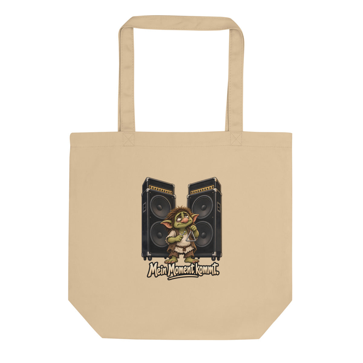 Triangel-Troll – Bio-Baumwolltasche – Frontdruck