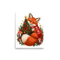 Weihnachtsfuchs – Poster 8 × 10 Zoll