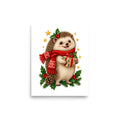 Weihnachtsigel – Poster 8 × 10 Zoll