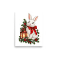 Schneehase – Poster 8 × 10 Zoll