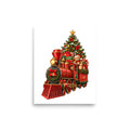 Weihnachtszug – Poster 8 × 10 Zoll