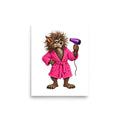 Werwolf am Bad-Hair-Day – Poster 8 × 10 Zoll