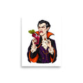 Vampir mit Rote-Bete-Schock – Poster 8 × 10 Zoll