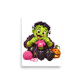 Strickmonster mit Herz – Poster 8 × 10 Zoll