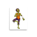 Zombie-Yoga – Poster 8 × 10 Zoll