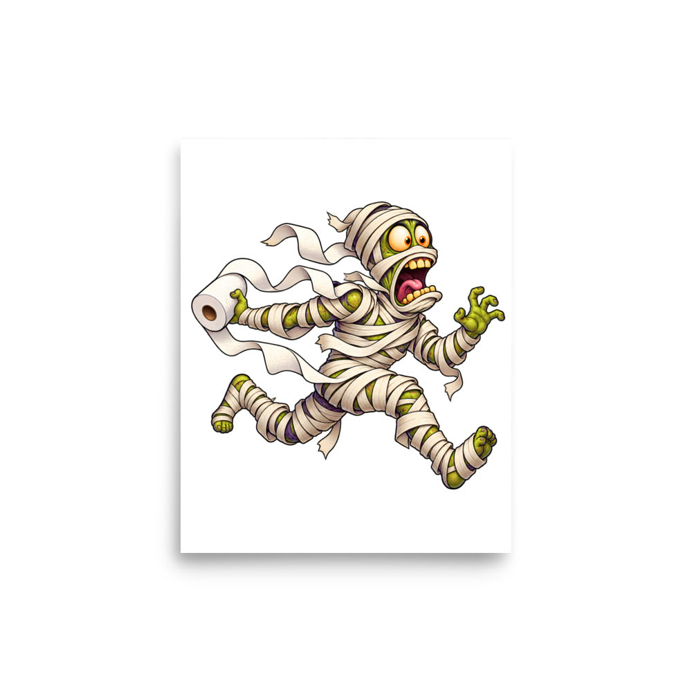 Mumie auf der Flucht – Poster 8 × 10 Zoll
