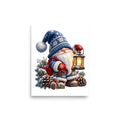 Winterwichtel mit Laterne – Poster 8 × 10 Zoll