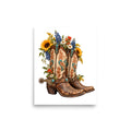 Stiefel mit Geschichte – Poster 8 × 10 Zoll