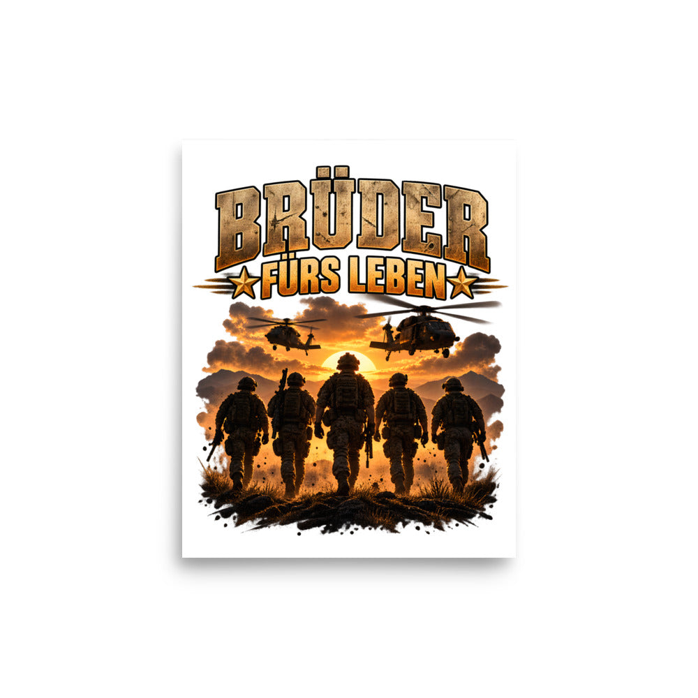 Brüder fürs Leben – Poster 8 × 10 Zoll
