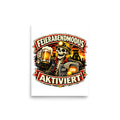 Feierabendmodus aktiviert – Poster 8 × 10 Zoll