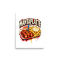 Mantaplatte – Poster 8 × 10 Zoll
