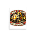 Bier ist mein Grubenlicht – Poster 8 × 10 Zoll