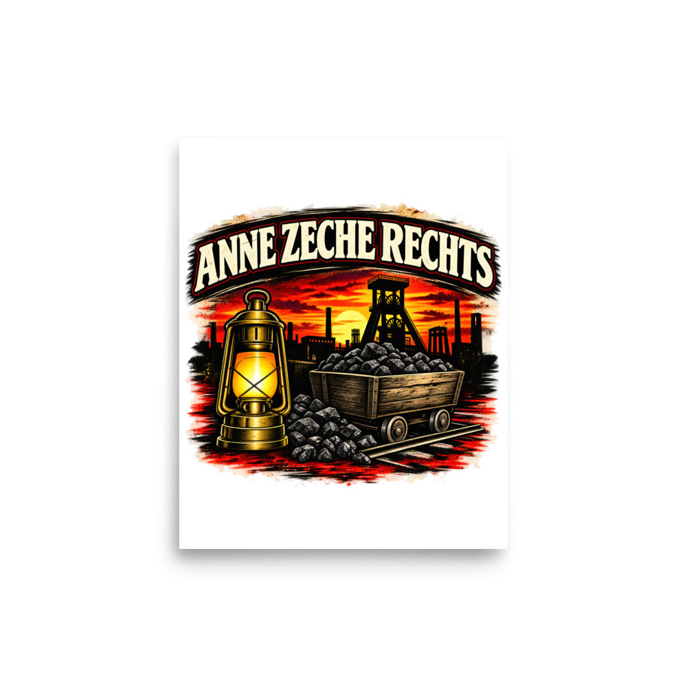 Anne Zeche Rechts – Poster 8 × 10 Zoll