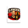 Langen Bergbau-Portrait – Poster 8 × 10 Zoll