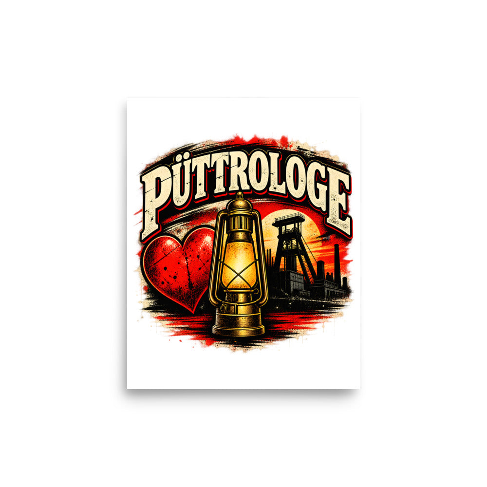 Püttrologe – Poster 8 × 10 Zoll