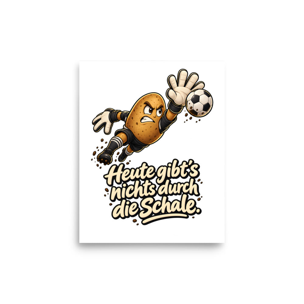 Torwart-Kartoffel – Poster 8 × 10 Zoll